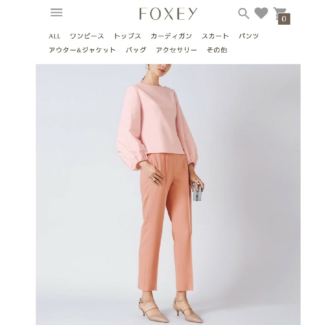 FOXEY(フォクシー)のフォクシー FOXEY 38サイズ  定価59400 タグ付き レディースのトップス(シャツ/ブラウス(長袖/七分))の商品写真