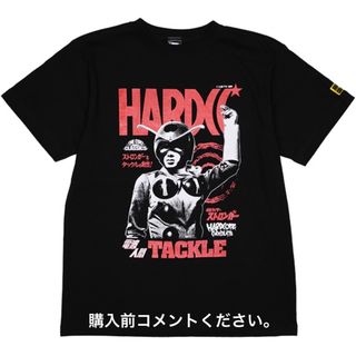 ハードコアチョコレート(HARDCORE CHOCOLATE)の仮面ライダーストロンガー Tシャツ ハードコアチョコレート 電波人間タックル 黒(Tシャツ/カットソー(半袖/袖なし))