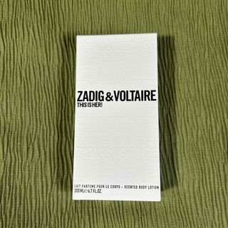 ザディグエヴォルテール(Zadig&Voltaire)のzadig&Voltaireのthis is her香り付きボディローション(ボディローション/ミルク)