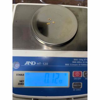 62 砂金　自然金　0.12g 九州地方(その他)