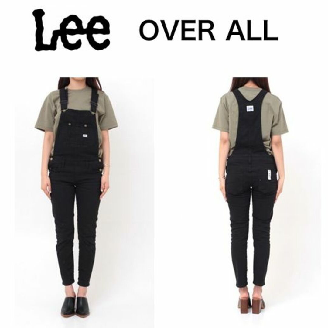 Lee(リー)のレディースLee SKINNY OVERALL サイズXS黒 レディースのパンツ(サロペット/オーバーオール)の商品写真