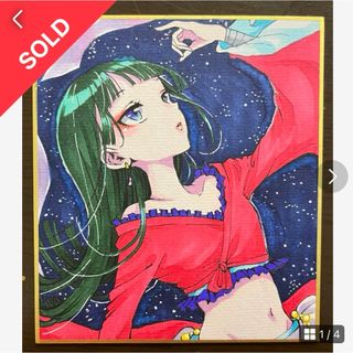 【完売】薬屋のひとりごと　マオマオ　猫猫　ファンアート　手描きイラスト　小色紙(アート/写真)