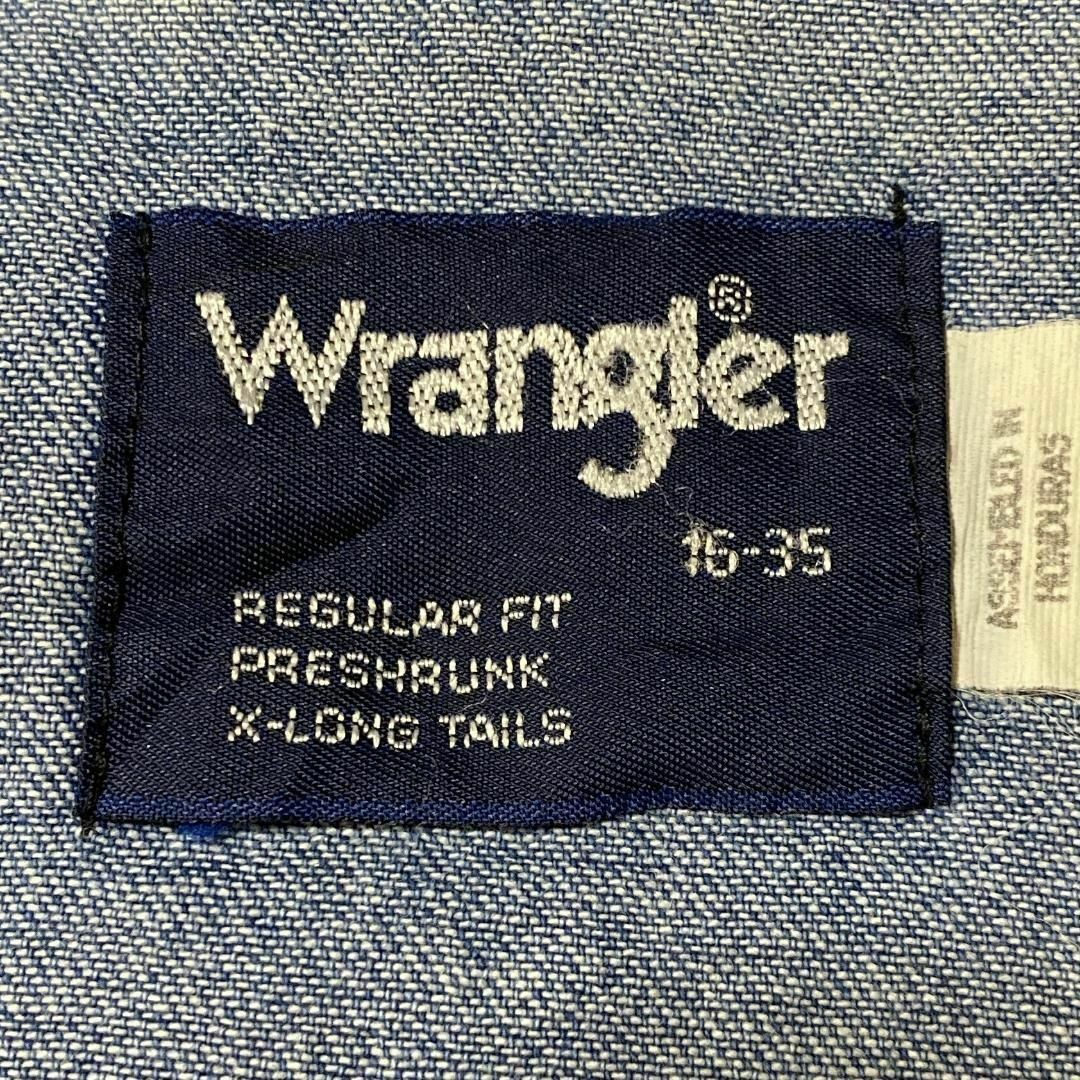 Wrangler(ラングラー)のラングラー BD長袖シャツ デニム切り替え 両胸ポケット 薄手 r56① メンズのトップス(シャツ)の商品写真