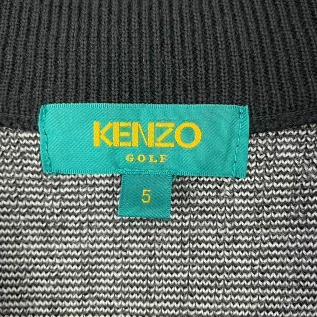 美品 KENZO ケンゾー ベスト ニット 春秋用 グラデーション ゆるだぼ 黒 メンズのトップス(ベスト)の商品写真