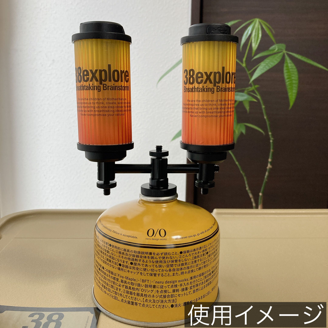 ダブルヘッドアダプター ガス缶 OD缶 二股 ゴールゼロ MIYABI 38 ダブルヘッドアダプター ガス缶 OD缶 二股 ゴールゼロ MIYABI 38