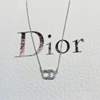 クリスチャンディオール(Christian Dior)の在庫ラスト1♡Christian Dior CDロゴネックレス　シルバー(ネックレス)