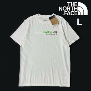 ザノースフェイス(THE NORTH FACE)のノースフェイス 半袖 Tシャツ US限定 ボストン(L)白 180902(Tシャツ/カットソー(半袖/袖なし))