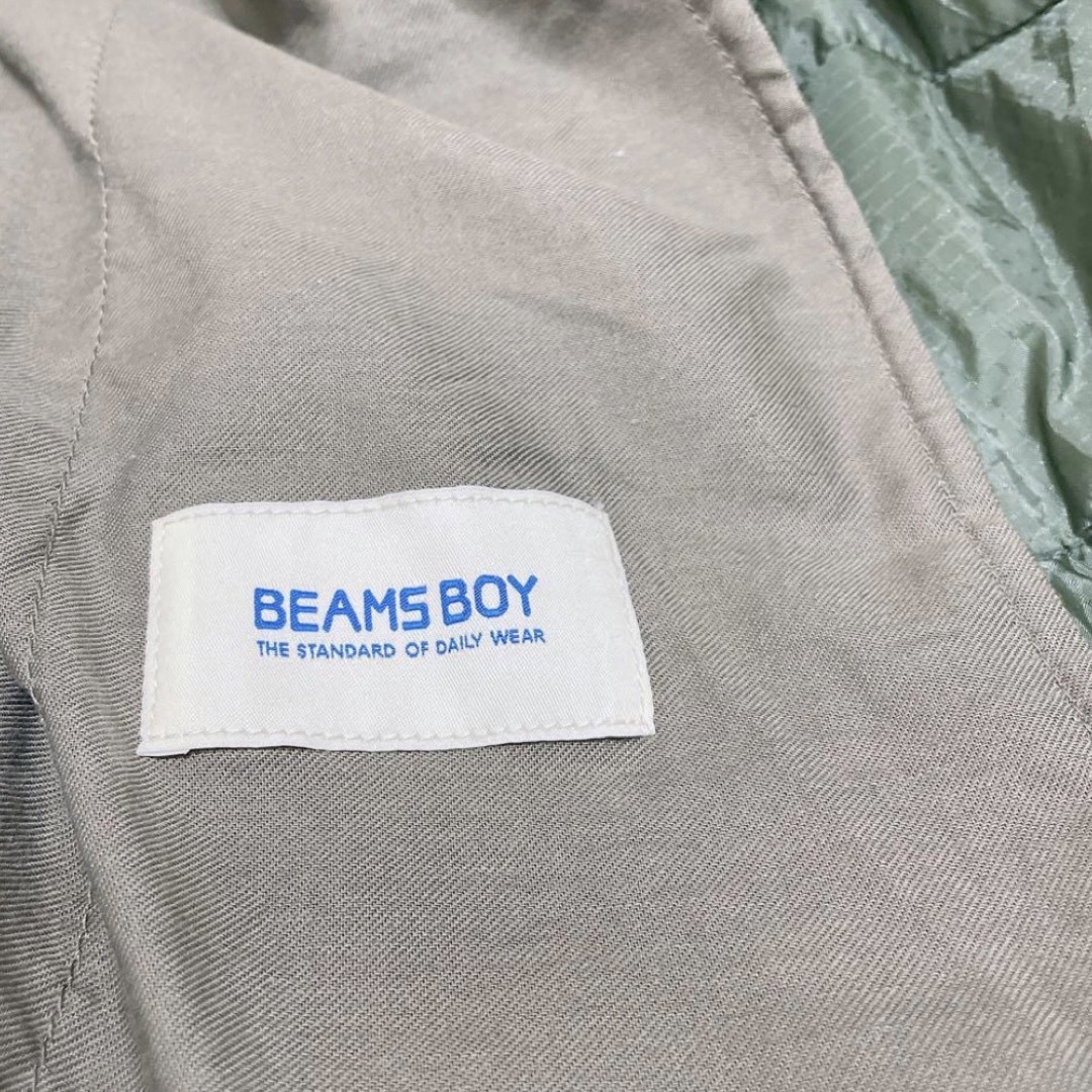 BEAMS BOY(ビームスボーイ)のBEAMSBOYリップストップ　サーモライト２トーンライナー　カーキ レディースのジャケット/アウター(ナイロンジャケット)の商品写真