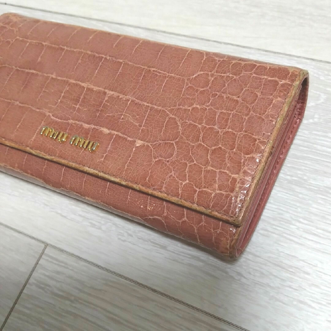 miumiu(ミュウミュウ)のMIUMIU　お財布 ピンク レディースのファッション小物(財布)の商品写真