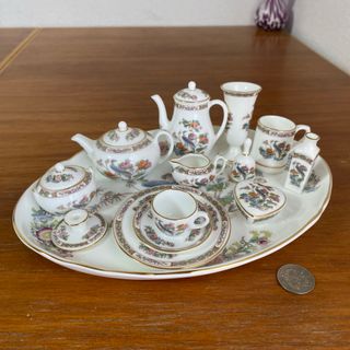 ウェッジウッド(WEDGWOOD)のウェッジウッド　クタニクレーン　ミニチュア　ティー　コーヒー　セット(その他)