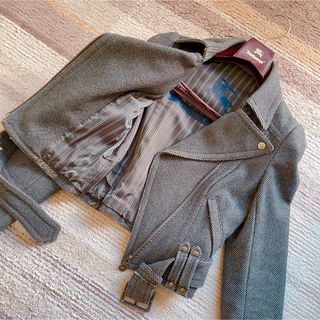 バーバリーブルーレーベル(BURBERRY BLUE LABEL)の◾️バーバリーburberryライダースジャケット◾️(ライダースジャケット)