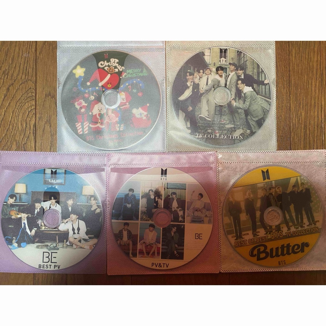 防弾少年団(BTS)(ボウダンショウネンダン)のBTS DVD  TV&PV correction  5枚セット エンタメ/ホビーのDVD/ブルーレイ(アイドル)の商品写真