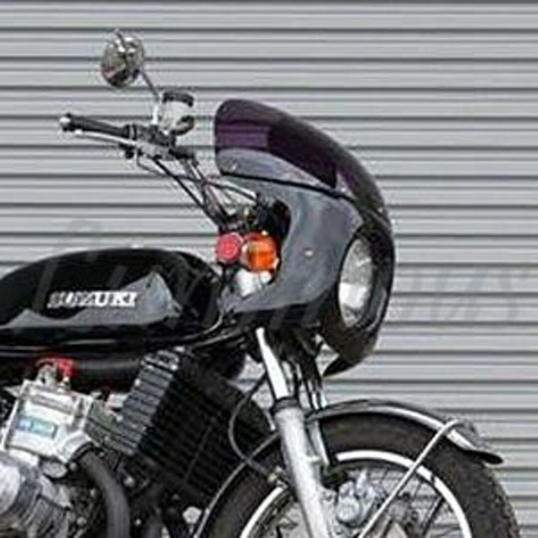 ロックハート風 ヘッドライト ビキニカウル ロケットカウル 風防 自動車/バイクのバイク(パーツ)の商品写真