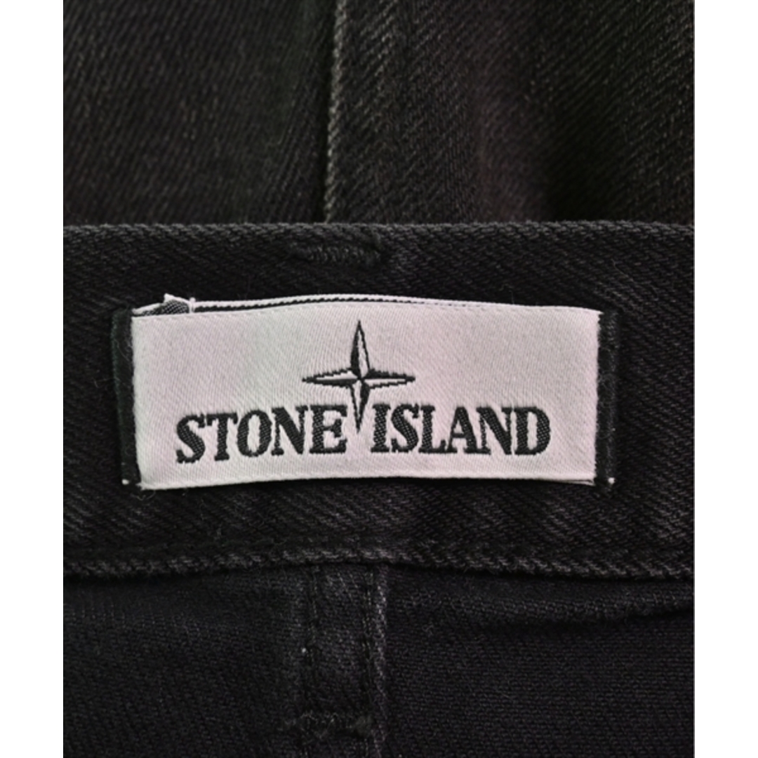 STONE ISLAND(ストーンアイランド)のSTONE ISLAND デニムパンツ 33(L位) 黒(デニム) 【古着】【中古】 メンズのパンツ(デニム/ジーンズ)の商品写真