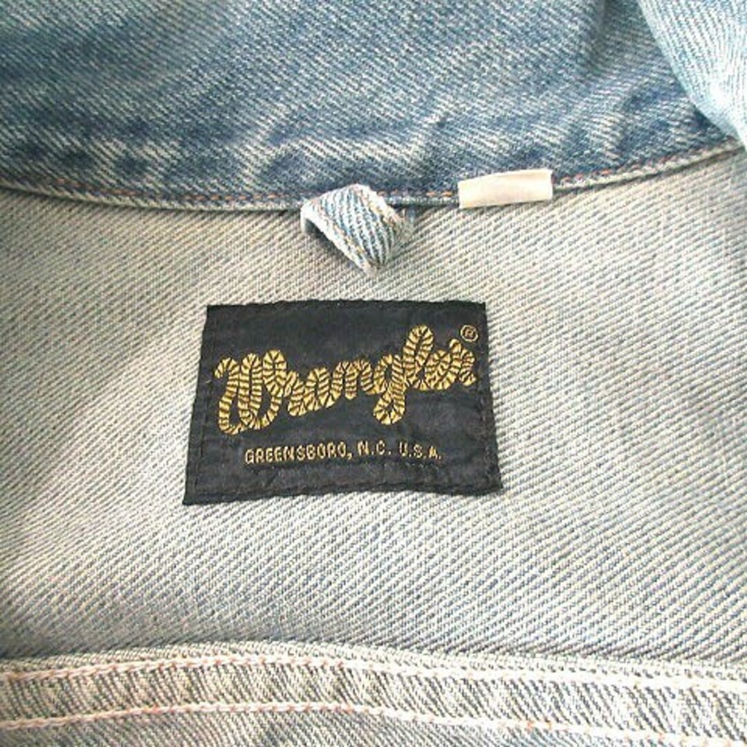 Wrangler(ラングラー)のラングラー WRANGLER デニムジャケット Gジャン インディゴブルー M メンズのジャケット/アウター(その他)の商品写真