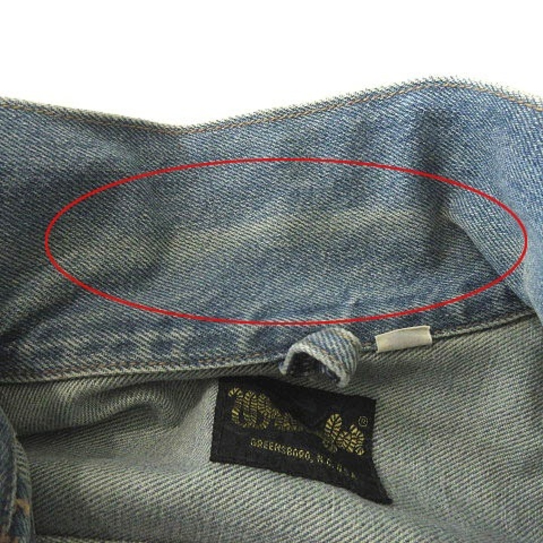 Wrangler(ラングラー)のラングラー WRANGLER デニムジャケット Gジャン インディゴブルー M メンズのジャケット/アウター(その他)の商品写真