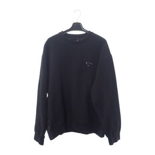 【中古】【Aランク】PRADA プラダ テクニカルコットン スウェットシャツ UJL30A_11OQ_F0806_S_222 コットン ナイロン ブラック Mサイズ メンズ【ISEYA】(スウェット)