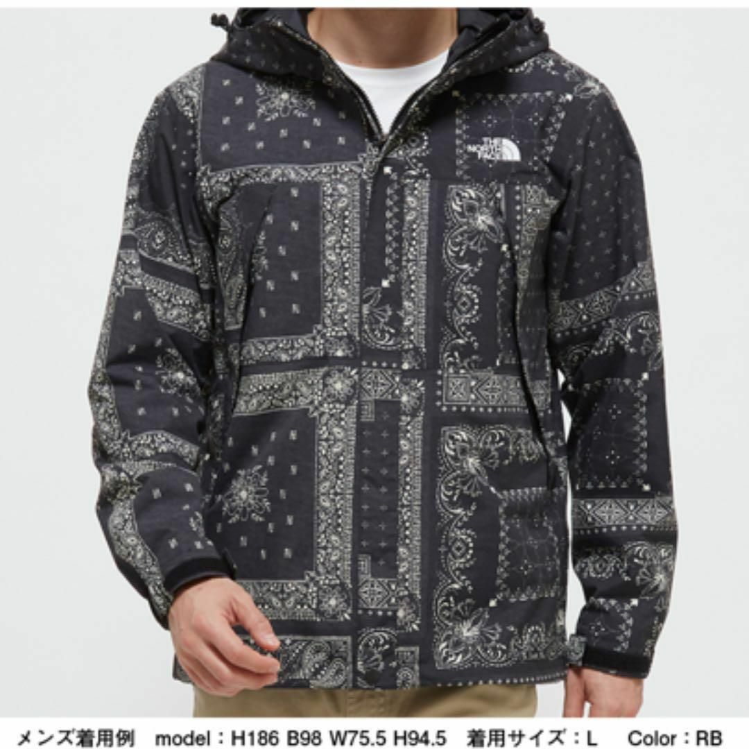 THE NORTH FACE(ザノースフェイス)の超激レア 新品 ノースフェイス ノベルティー スクープジャケット バンダナ柄 M メンズのジャケット/アウター(マウンテンパーカー)の商品写真