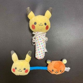 ポケモン(ポケモン)のモンポケ　monpoke　ピカチュウ　ポケモン　ラトル　ガラガラ　新品未使用(がらがら/ラトル)