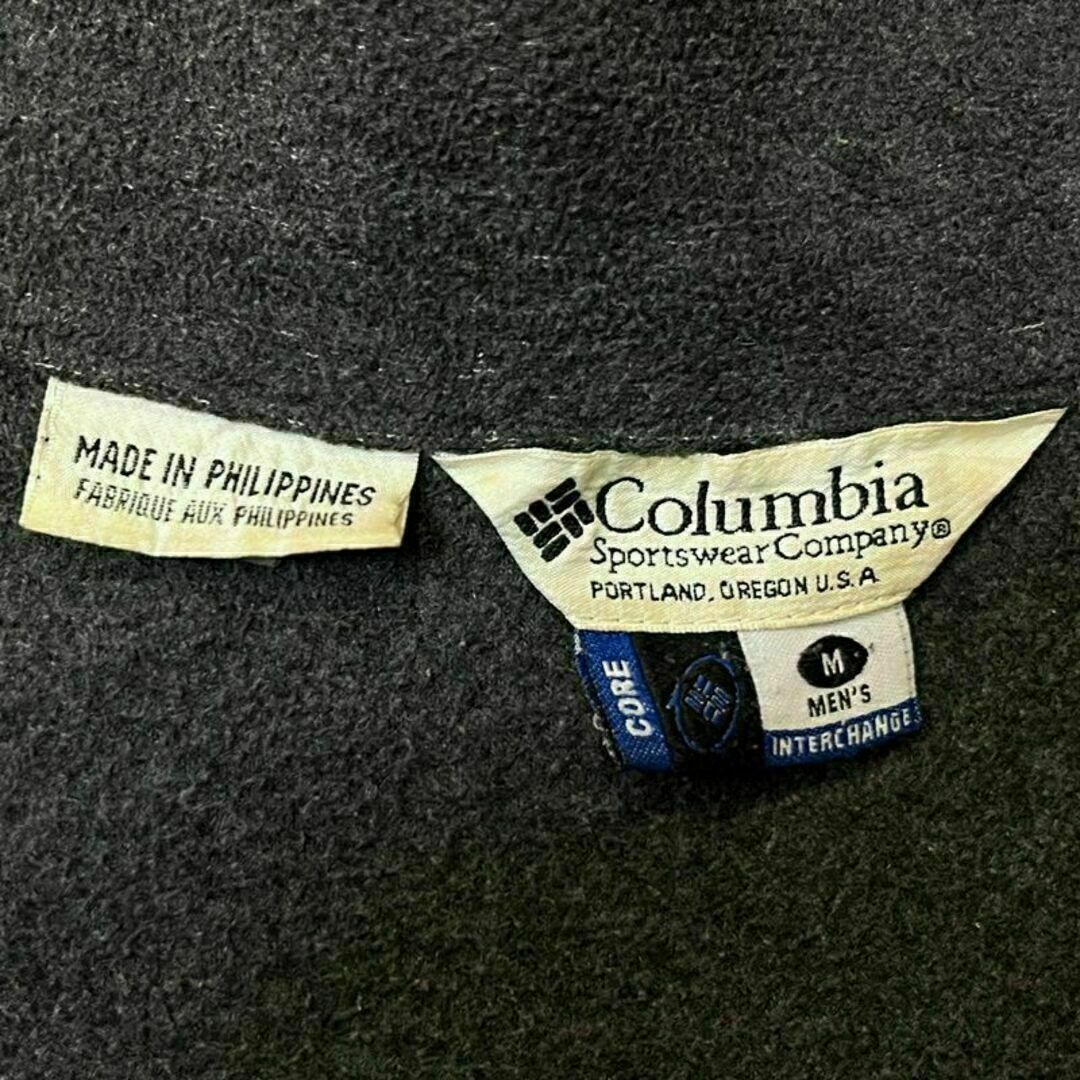 Columbia(コロンビア)の【029】90sUSA規格コロンビア刺繍ロゴフルジップボアフリースジャケット メンズのジャケット/アウター(ブルゾン)の商品写真