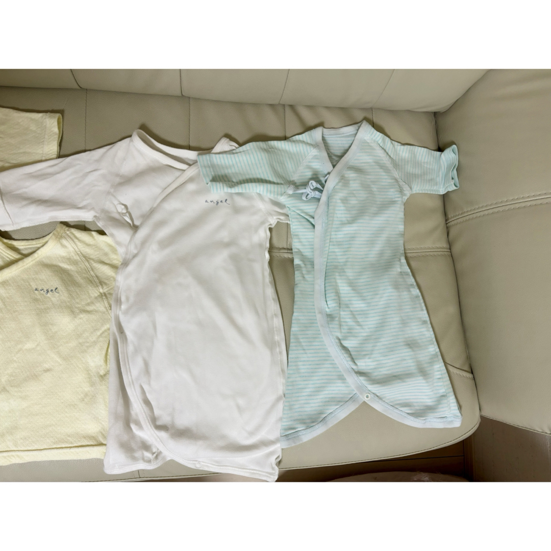 angel  新生児 ベビー　赤ちゃん 肌着6枚セット キッズ/ベビー/マタニティのベビー服(~85cm)(肌着/下着)の商品写真