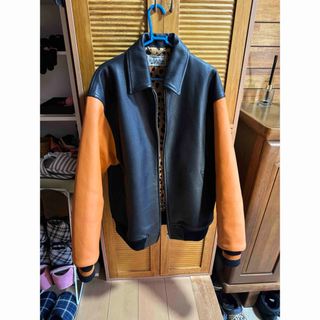 ワコマリア(WACKO MARIA)のWACKOMARIA LEATHER VARSITY JACKET(レザージャケット)