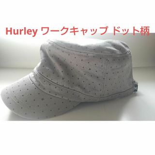 ハーレー(Hurley)のHurley ワークキャップ ドット柄 ベージュ(キャップ)