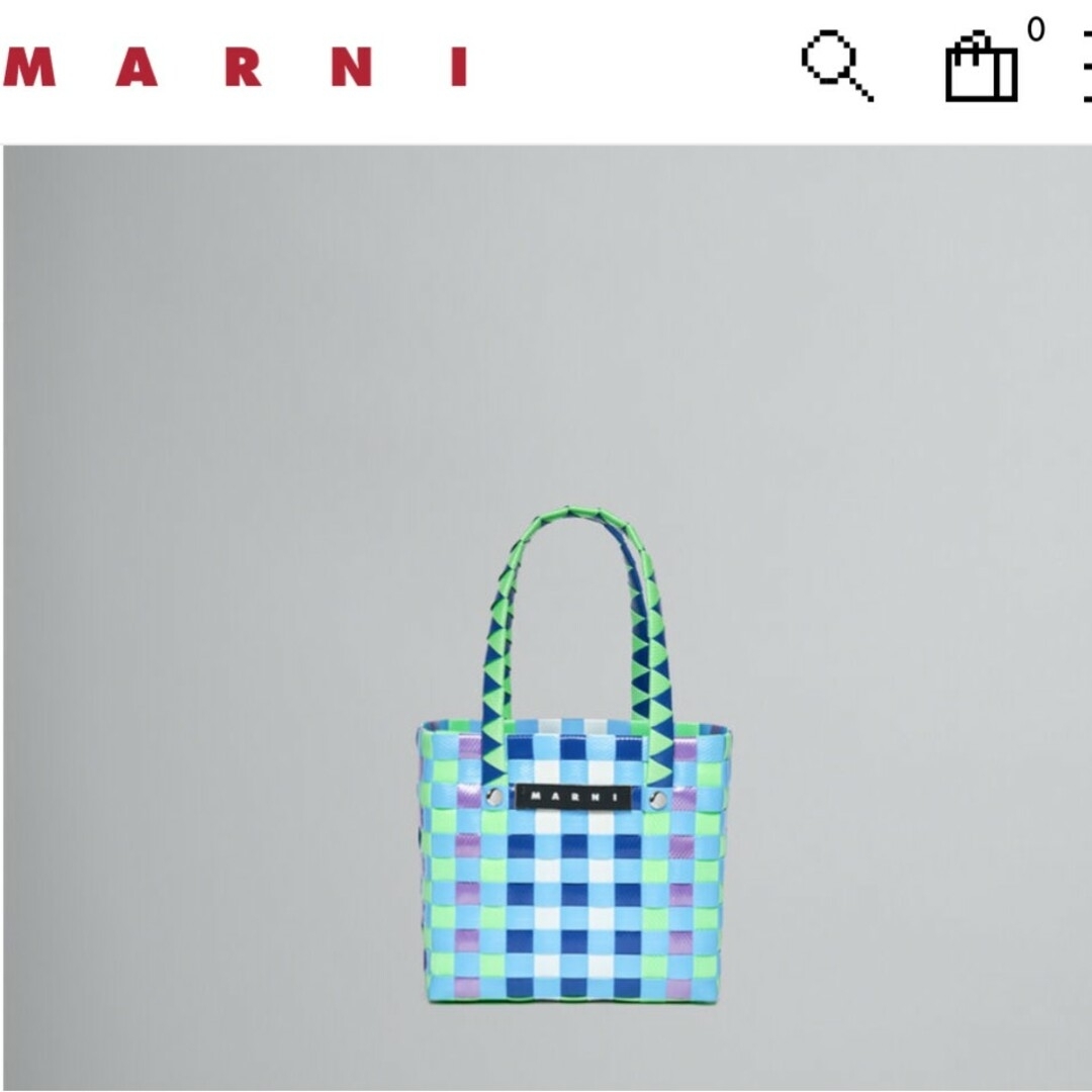 Marni(マルニ)の本日まで限定お値下げ✨新品新作タグ付き✨MARNI　バスケットバッグ　マルニ レディースのバッグ(ハンドバッグ)の商品写真