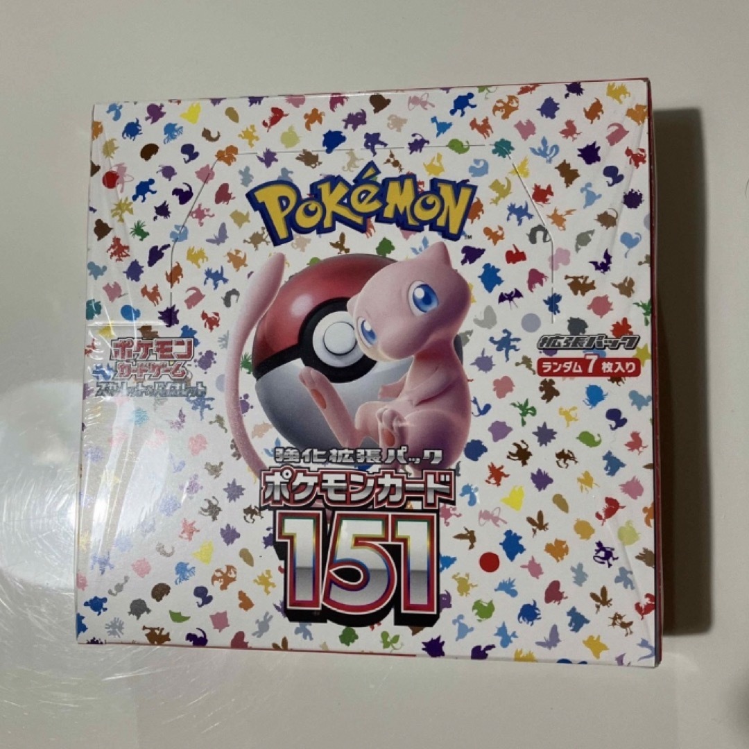 ポケモン(ポケモン)のポケモンカード151 1BOX 未開封シュリンク付き エンタメ/ホビーのトレーディングカード(Box/デッキ/パック)の商品写真