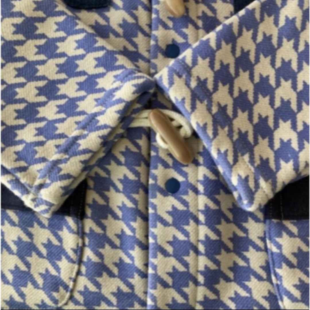 Bon chouchou ダッフルコート アウター ブルー　80 キッズ/ベビー/マタニティのベビー服(~85cm)(ジャケット/コート)の商品写真
