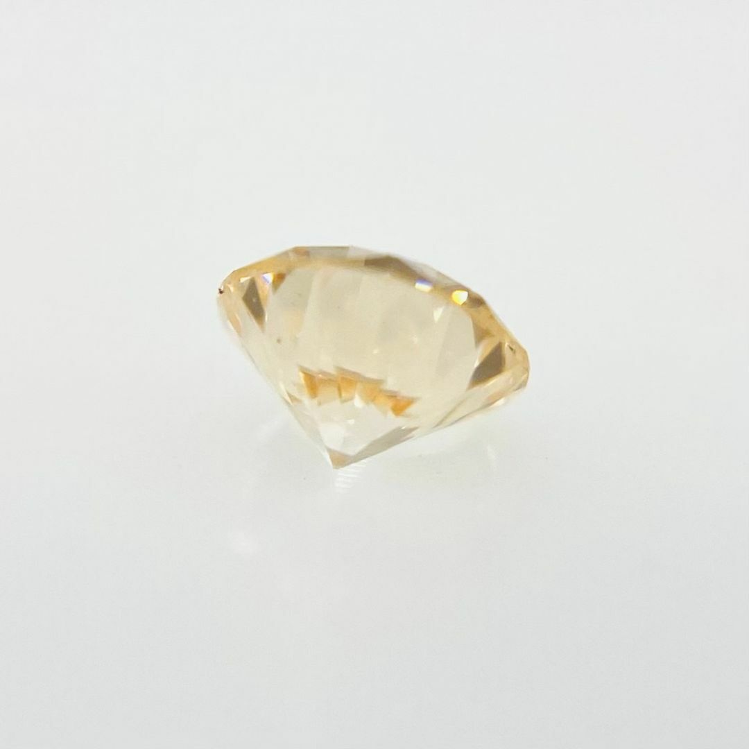 FANCY LIGHT ORANGE 0.108ct RD/RT2569/CGL レディースのアクセサリー(その他)の商品写真