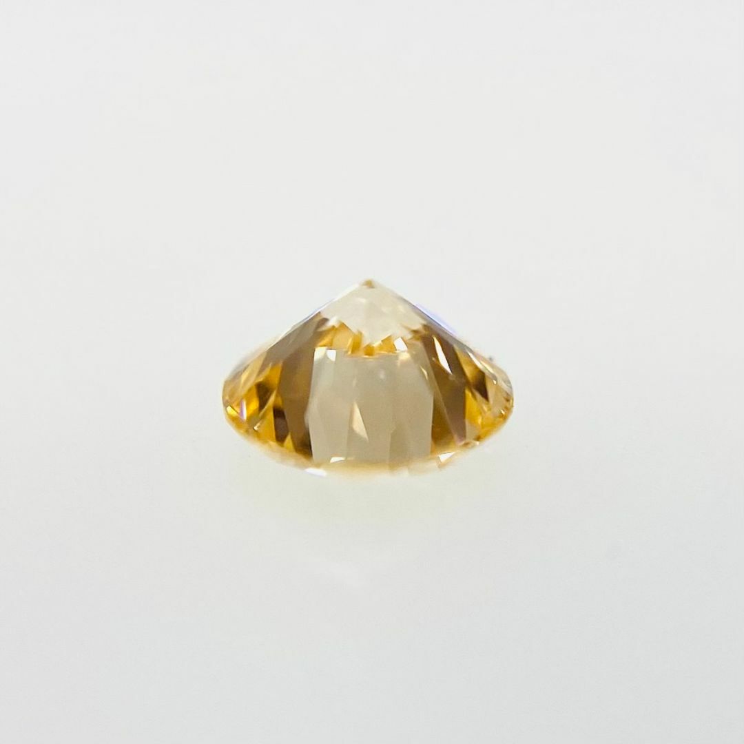 FANCY LIGHT ORANGE 0.108ct RD/RT2569/CGL レディースのアクセサリー(その他)の商品写真