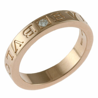 ブルガリ(BVLGARI)のブルガリ ブルガリブルガリ リング 指輪 14.5号 18金 K18ピンクゴールド ダイヤモンド レディース BVLGARI  中古(リング(指輪))