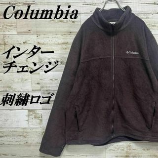 コロンビア(Columbia)の【308】USA規格コロンビアインターチェンジフルジップフリース刺繍ロゴ(ブルゾン)