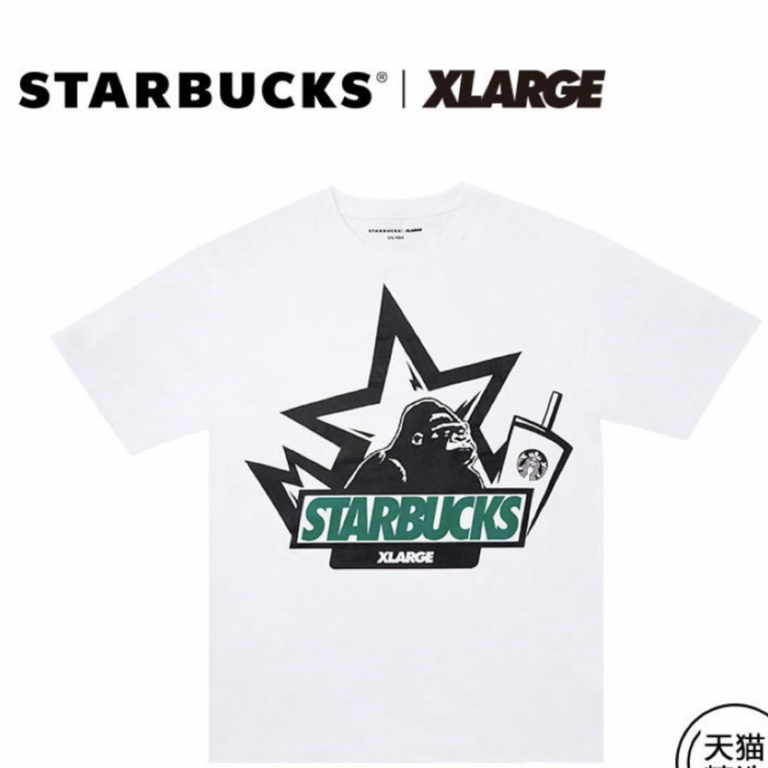 XLARGE(エクストララージ)のX-LARGE STARBUCKS 中国限定コラボTシャツ メンズのトップス(Tシャツ/カットソー(半袖/袖なし))の商品写真