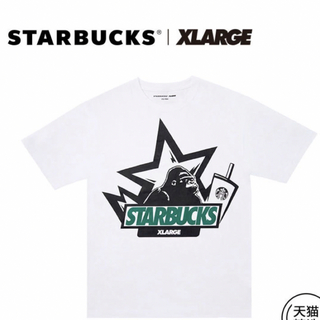 XLARGE - X-LARGE STARBUCKS 中国限定コラボTシャツ