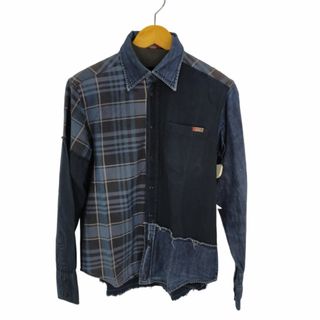 ゲス(GUESS)のGUESS(ゲス) クレイジーチェックデニムシャツ メンズ トップス(その他)