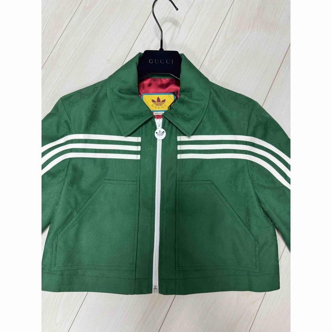 Gucci(グッチ)のGucci × adidas ジャカードジャケット レディースのジャケット/アウター(ナイロンジャケット)の商品写真