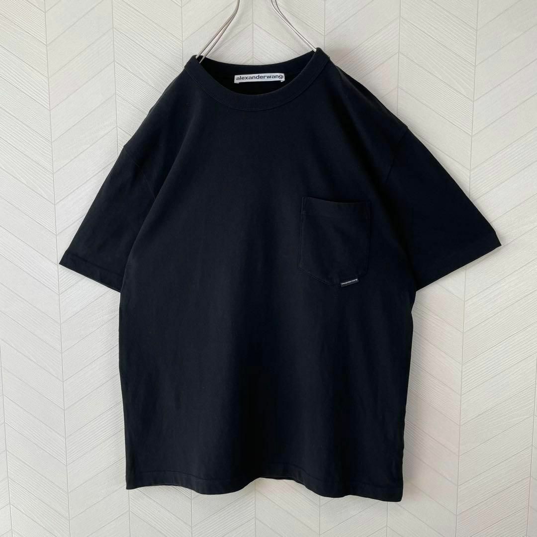 Alexander Wang(アレキサンダーワン)の完売品 登坂広臣着用 alexander wang Tシャツ メンズ 黒 ポケT メンズのトップス(Tシャツ/カットソー(半袖/袖なし))の商品写真