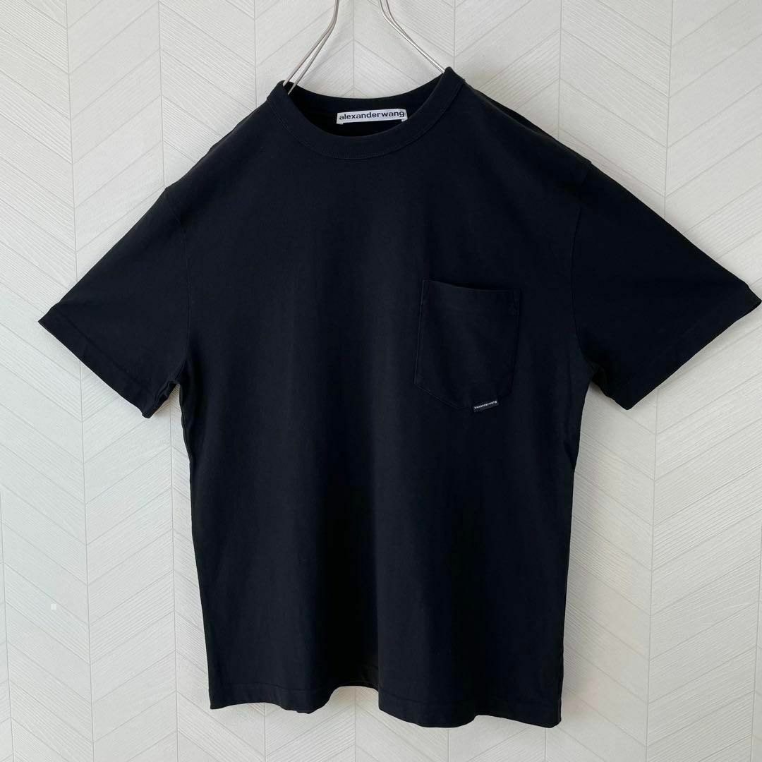 Alexander Wang(アレキサンダーワン)の完売品 登坂広臣着用 alexander wang Tシャツ メンズ 黒 ポケT メンズのトップス(Tシャツ/カットソー(半袖/袖なし))の商品写真