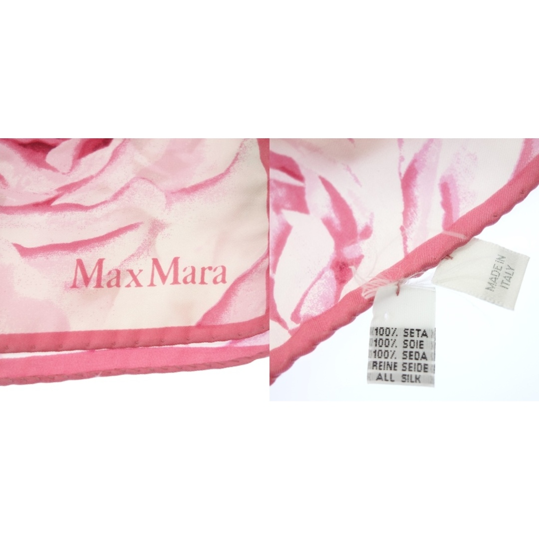 Max Mara(マックスマーラ)のマックスマーラ トップス スカーフ 花柄 セット 36 ピンク【AFB53】 レディースのトップス(カットソー(半袖/袖なし))の商品写真