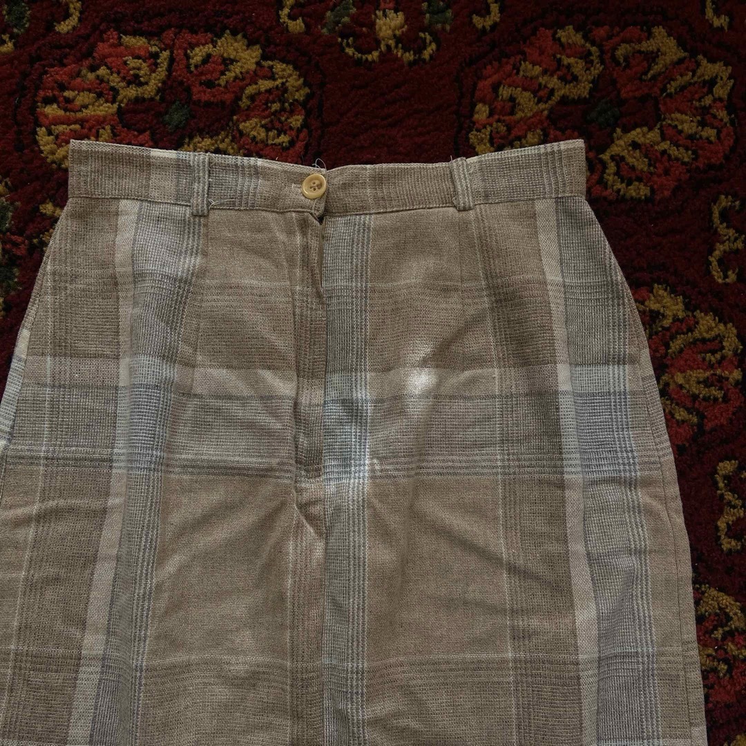 Lochie(ロキエ)のmade in usa vintage チェックスカート レディースのスカート(ひざ丈スカート)の商品写真