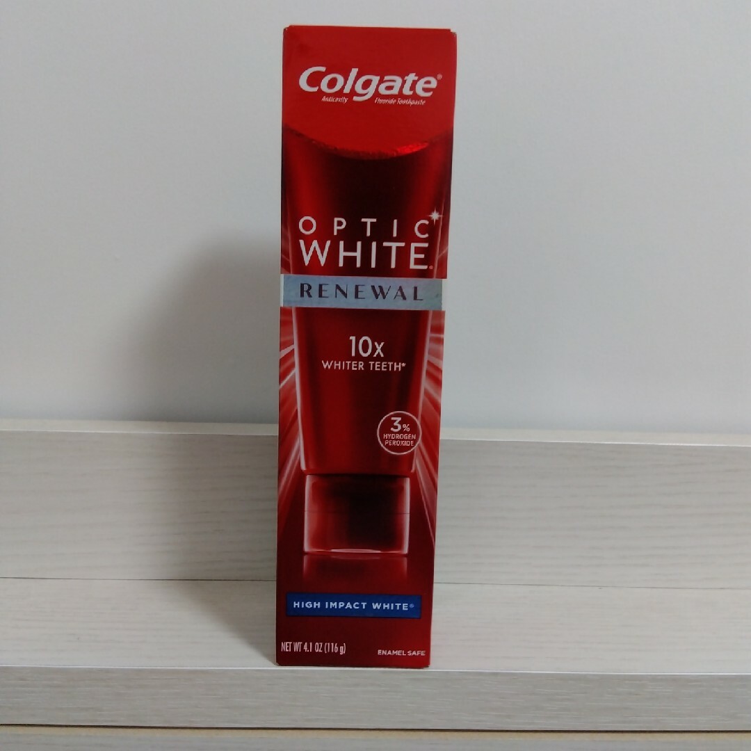 コルゲート オプティックホワイト Colgate  Optic White コスメ/美容のオーラルケア(歯磨き粉)の商品写真