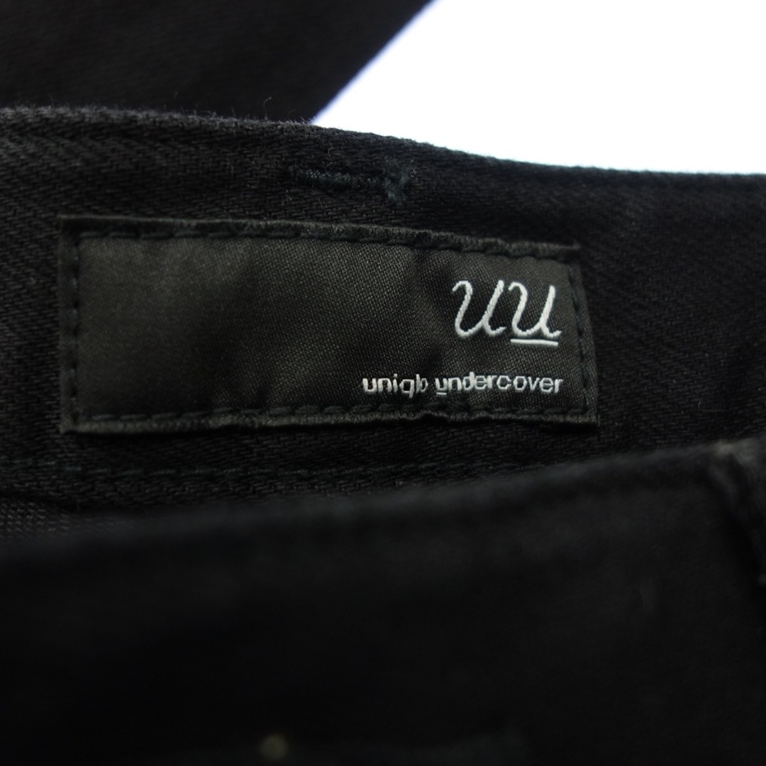 UNDERCOVER(アンダーカバー)のユニクロ × アンダーカバー デニムパンツ メンズ ブラック 29【AFB34】 メンズのパンツ(デニム/ジーンズ)の商品写真