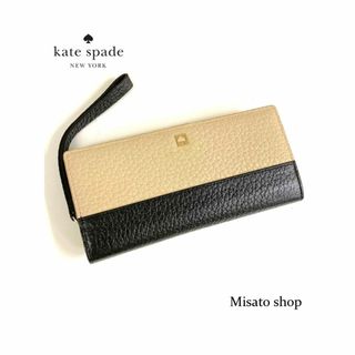 ケイトスペードニューヨーク(kate spade new york)の★kate spade★ ケイトスペード バイカラー 二つ折長財布 ラウンド(財布)