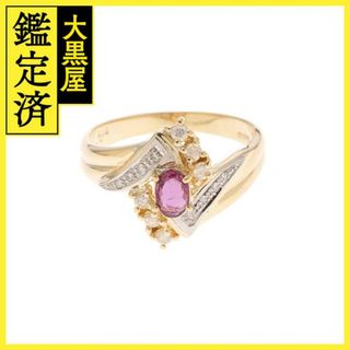 JEWELRY　ジュエリーリング　K18/PT900/ルビー　#12【472】H(リング(指輪))