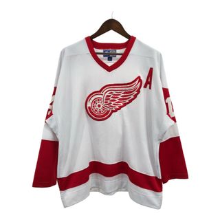 STARTER スターター DETROIT RED WINGS ユニフォーム プロチーム NHL ホワイト (メンズ XL) 中古 古着 Q1971