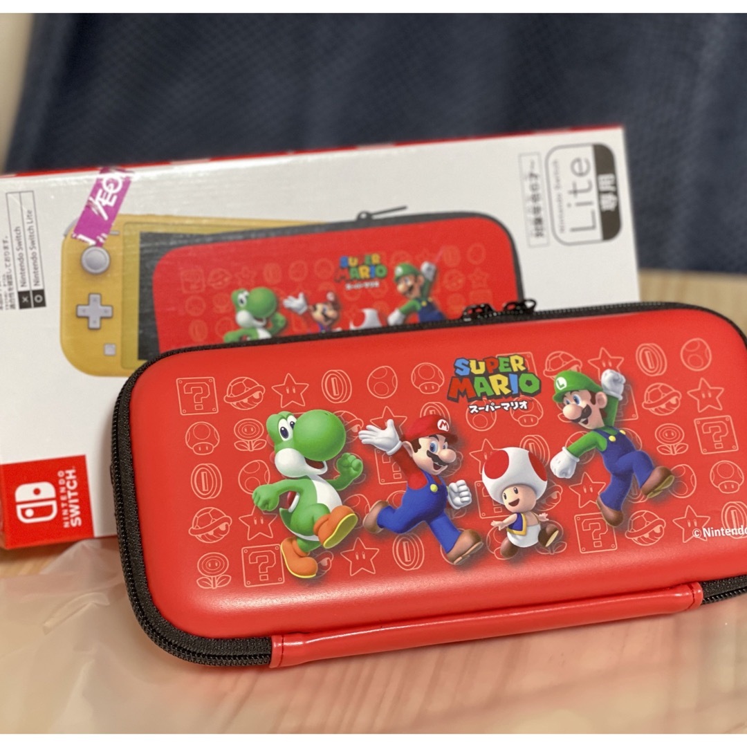 Nintendo Switch(ニンテンドースイッチ)の【GW限定価格】 Switch Liteスーパーマリオ 携帯 ケース スマホ/家電/カメラのスマホアクセサリー(その他)の商品写真