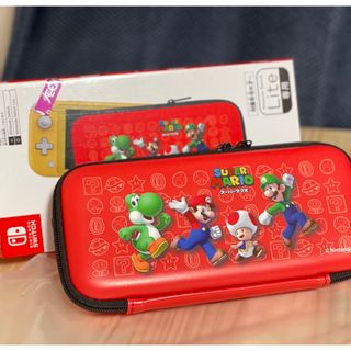 【Switch Lite】スーパーマリオ 携帯 ケース