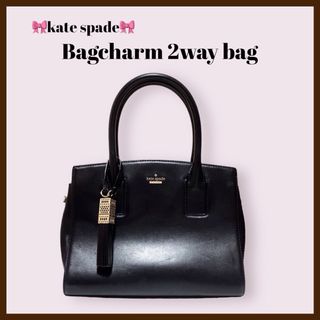 ケイトスペードニューヨーク(kate spade new york)のKate spade　バッグチャーム2wayバッグ　Black　ベーシック(ハンドバッグ)